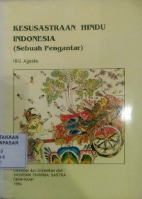 Image of Kesusastraan Hindu Indonesia : sebuah pengantar